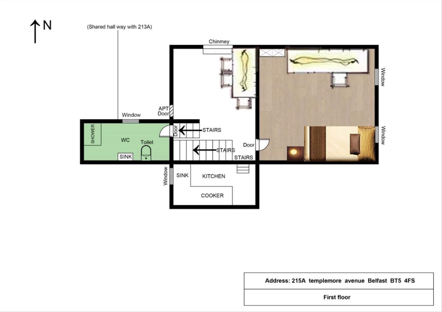 Entire Yellowapt Near Belfast City Centre - Free Parking - Up To 3 Guests - 2 Beds Luaran gambar